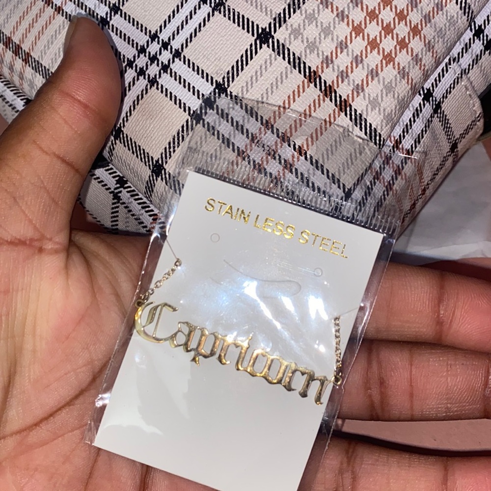 Zodiac Sign Necklaces : Capricorn
